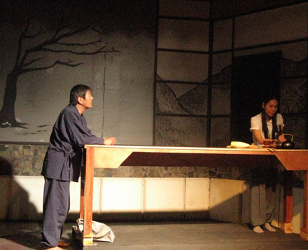 Face of Jizo: Toshi Toda, left, and Fay Kato
