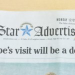 Honolulu Star Advertiser PM Abe